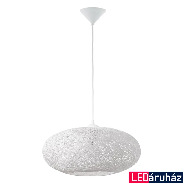 Eglo 93373 Campilo 1 ágú függeszték, fehér, E27 foglalattal, max. 1x60W, IP20