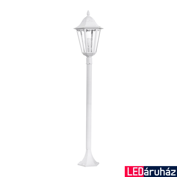 Eglo 93452 Navedo kültéri állólámpa, fehér, E27 foglalattal, max. 1x60W, IP44