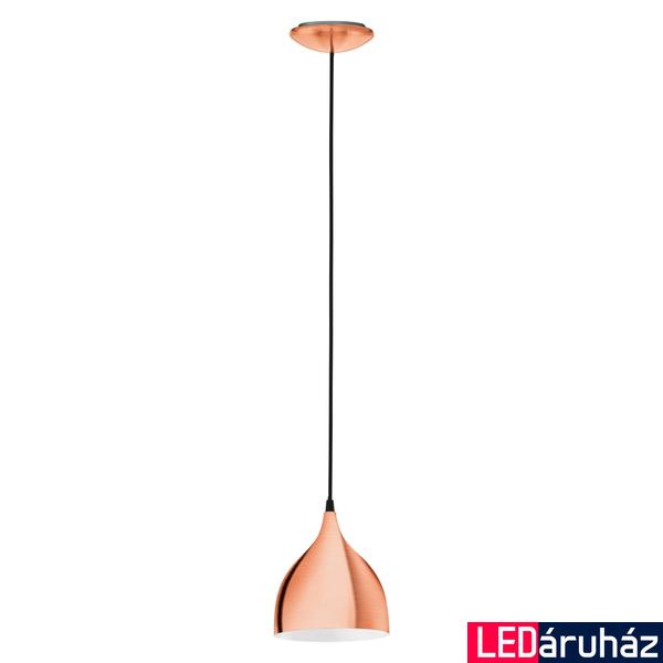 Eglo 93836 Coretto 1 ágú függeszték, réz, E27 foglalattal, max. 1x60W, IP20
