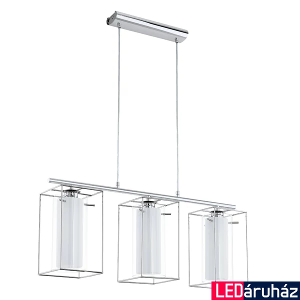 Eglo 94378 Loncino 1 több ágú függeszték, króm, E27 foglalattal, max. 3x60W, IP20
