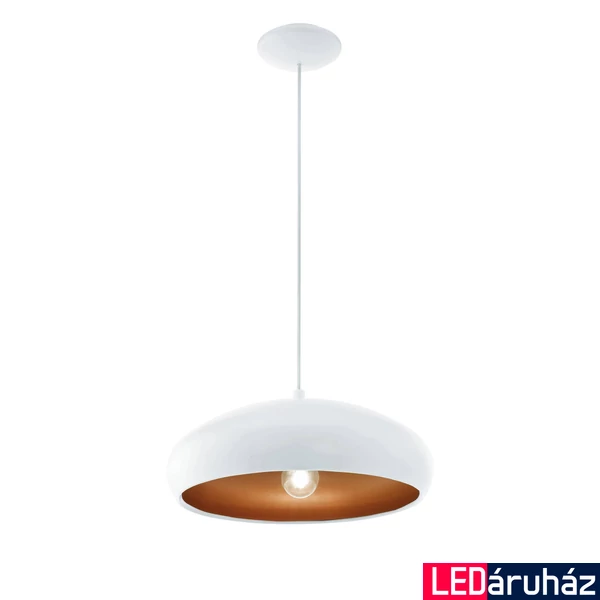 Eglo 94606 Mogano 1 1 ágú függeszték, fehér, E27 foglalattal, max. 1x60W, IP20