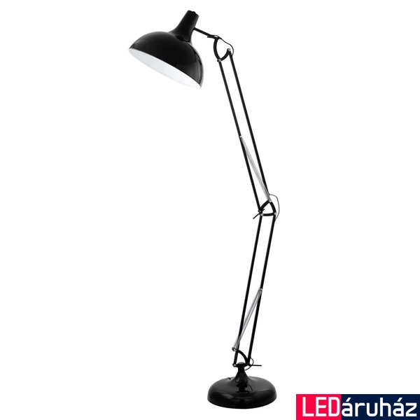 Eglo 94698 Borgillio állólámpa, fekete, E27 foglalattal, max. 1x60W, IP20