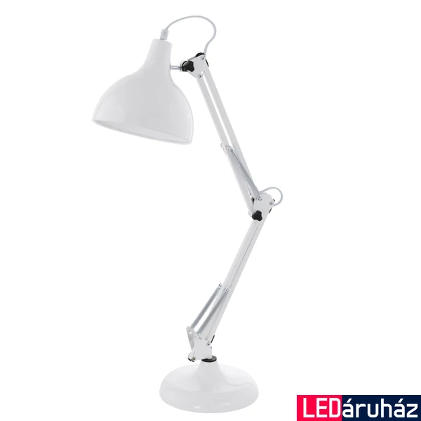 Eglo 94699 Borgillio asztali lámpa, fehér, E27 foglalattal, max. 1x40W, IP20