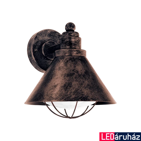 Eglo 94858 Barrosela kültéri fali lámpa, antikolt, E27 foglalattal, max. 1x40W, IP44