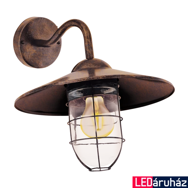 Eglo 94863 Melgoa kültéri fali lámpa, antikolt, E27 foglalattal, max. 1x60W, IP44