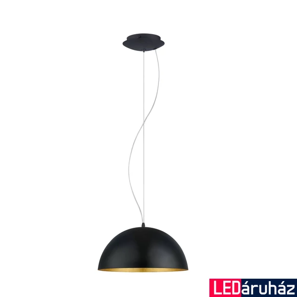 Eglo 94935 Gaetano 1 1 ágú függeszték, fekete, E27 foglalattal, max. 1x60W, IP20