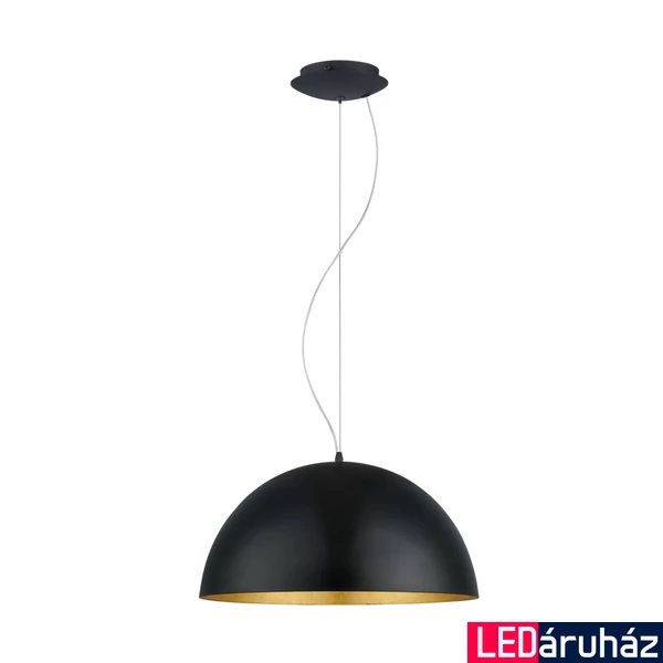 Eglo 94936 Gaetano 1 1 ágú függeszték, fekete, E27 foglalattal, max. 1x60W, IP20