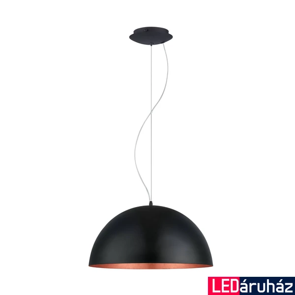 Eglo 94938 Gaetano 1 1 ágú függeszték, fekete, E27 foglalattal, max. 1x60W, IP20