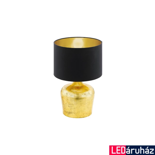 Eglo 95386 Manalba asztali lámpa, fekete, E27 foglalattal, max. 1x60W, IP20