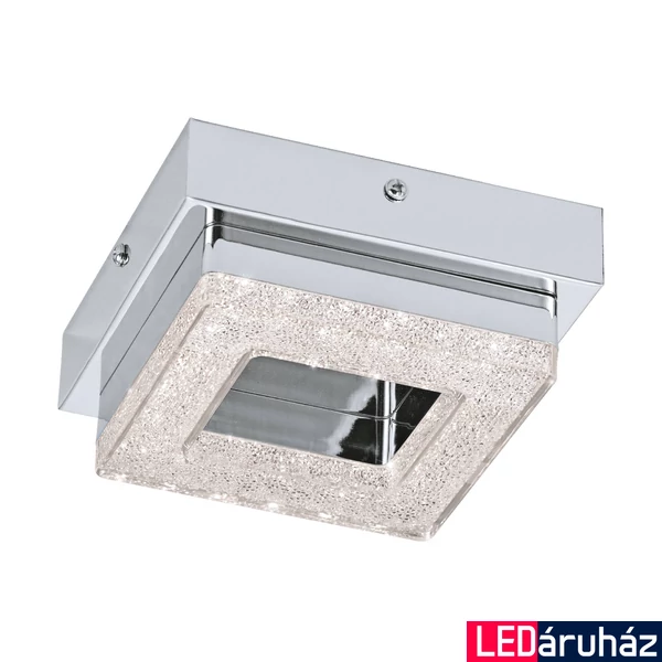 Eglo 95655 Fradelo fali/mennyezeti lámpa, króm, 400 lm, 3000K melegfehér, beépített LED, 1x4W, IP20