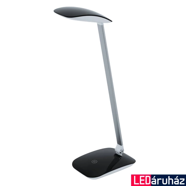 Eglo 95696 Cajero asztali lámpa, fekete, 550 lm, 4000K természetes fehér, beépített LED, 4,5W, IP20