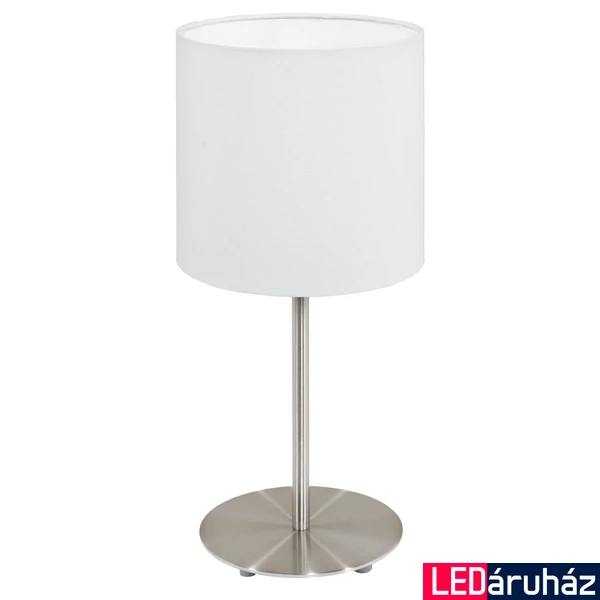Eglo 95725 Pasteri asztali lámpa, fehér, E14 foglalattal, max. 1x40W, IP20