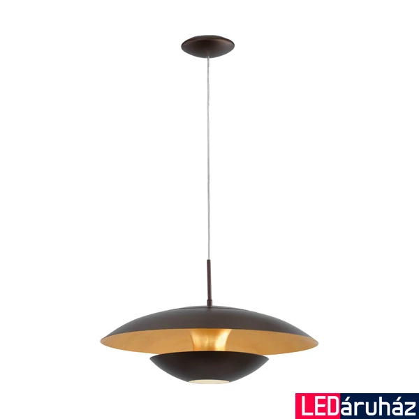 Eglo 95755 Nuvano 1 ágú függeszték, barna, E27 foglalattal, max. 1x60W, IP20