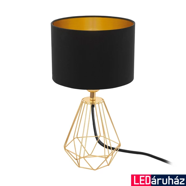 Eglo 95788 Carlton 2 asztali lámpa, fekete, E14 foglalattal, max. 1x60W, IP20