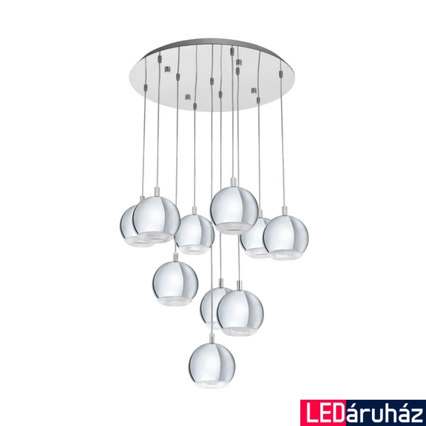 Eglo 95914 Conessa több ágú függeszték, króm, GU10 foglalattal, max. 10x3W, IP20