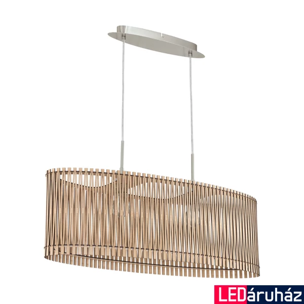 Eglo 96194 Sendero 1 ágú függeszték, fa, E27 foglalattal, max. 2x60W, IP20