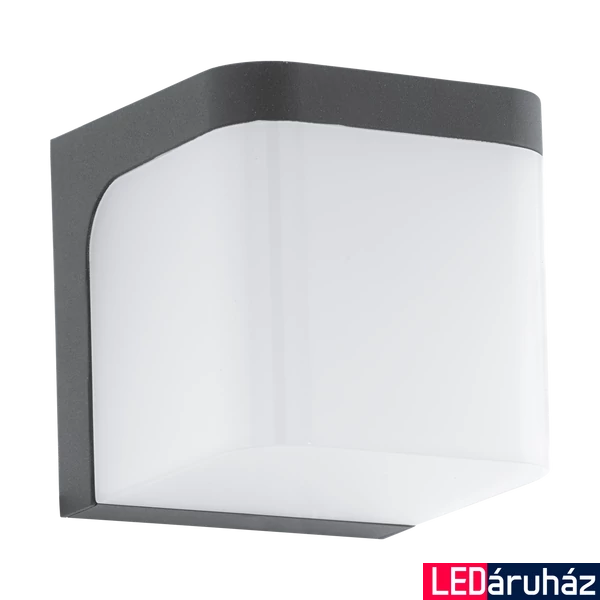 Eglo 96256 Jorba kültéri fali lámpa, antracit, 500 lm, 3000K melegfehér, beépített LED, 1x6W, IP44