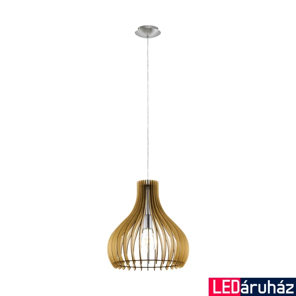 Eglo 96258 Tindori 1 ágú függeszték, fa, E27 foglalattal, max. 1x60W, IP20