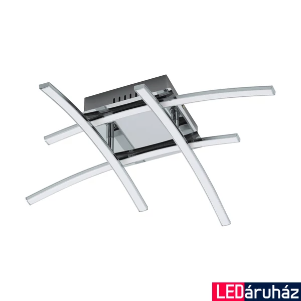 Eglo 96305 Nevado mennyezeti lámpa, króm, 1880 lm, 3000K melegfehér, beépített LED, 4x5W, IP20