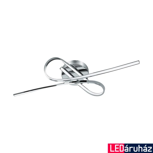 Eglo 96329 Selvina mennyezeti lámpa, króm, 1800 lm, 3000K melegfehér, beépített LED, 2x10W, IP20