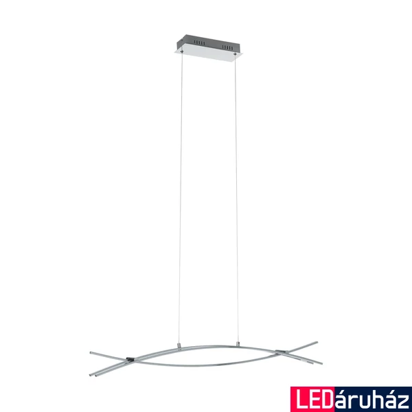 Eglo 96331 Nevado 1 ágú függeszték, króm, 3000 lm, 3000K melegfehér, beépített LED, 3x9W, IP20