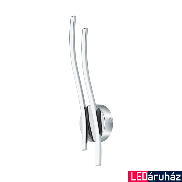 Eglo 96332 Valmora fali lámpa, króm, 940 lm, 3000K melegfehér, beépített LED, 2x5W, IP20
