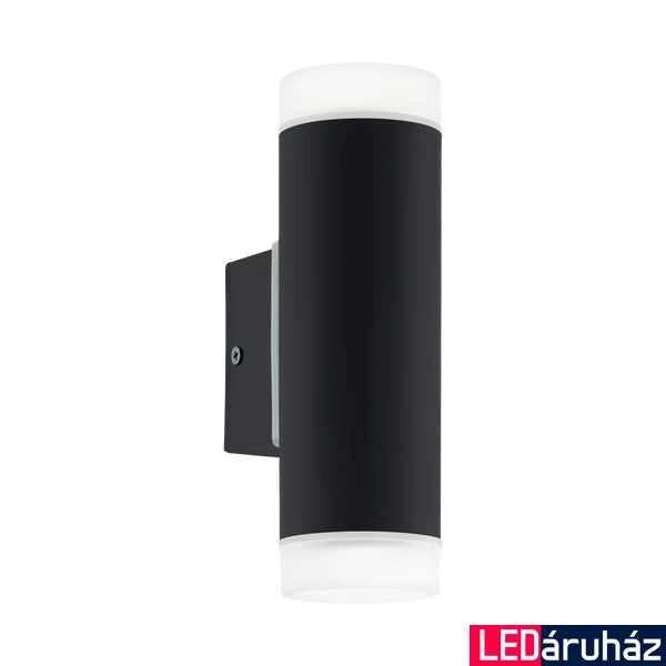 Eglo 96505 Riga-LED kültéri fali lámpa, fekete, GU10 foglalattal, max. 2x5W, IP54