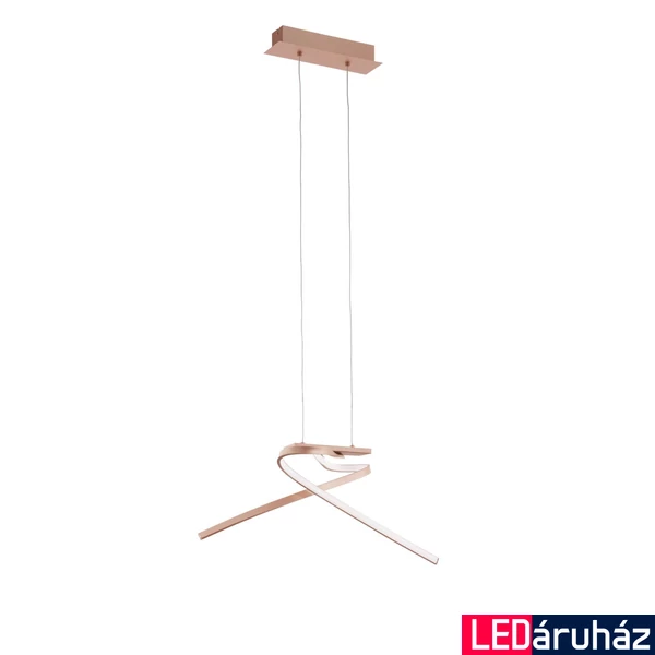 Eglo 97362 Palozza 1 ágú függeszték, rosegold, 3000 lm, 3000K melegfehér, beépített LED, 2x11W, IP20