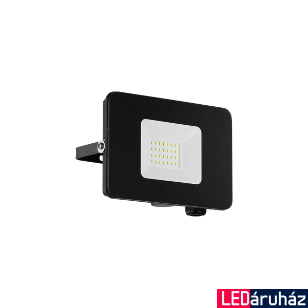 Eglo 97456 Faedo 3 kültéri LED reflektor, fekete, 1800 lm, 5000K természetes fehér, beépített LED, 20W, IP65