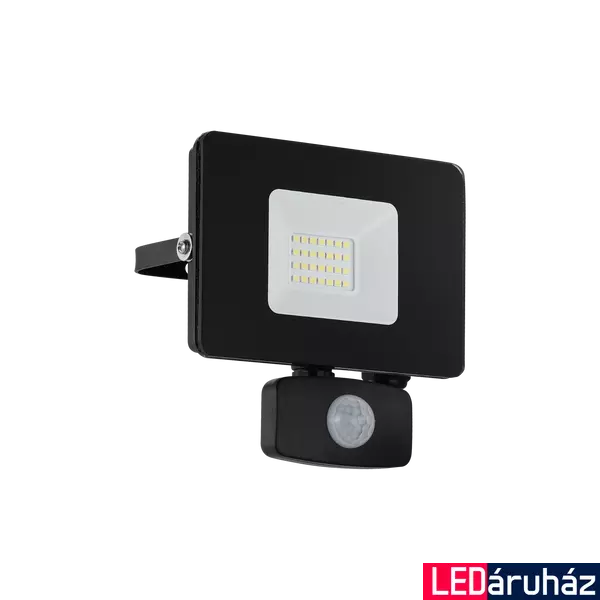 Eglo 97461 Faedo 3 kültéri LED reflektor, fekete, 1800 lm, 5000K természetes fehér, beépített LED, 20W, IP44
