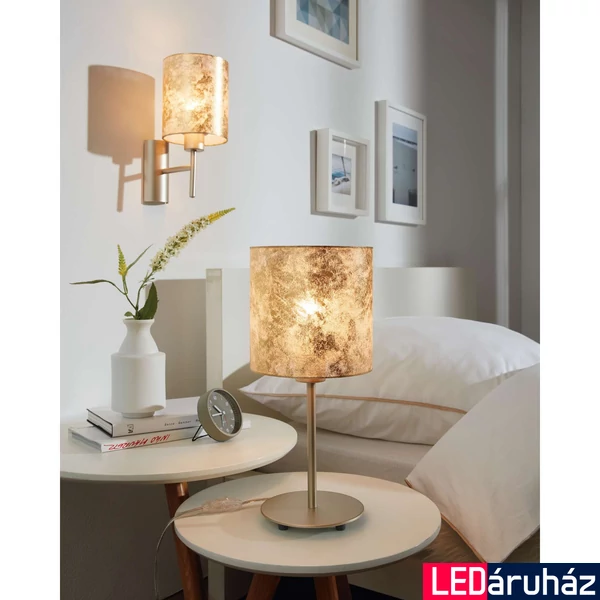 Eglo 97645 Viserbella fali lámpa, arany, E27 foglalattal, max. 1x60W, IP20