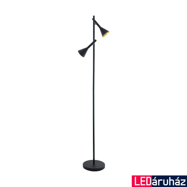 Eglo 97806 Cortaderas állólámpa, fekete, GU10 foglalattal, max. 2x5W, IP20