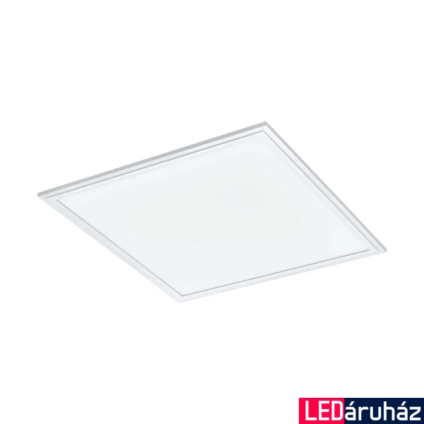 Eglo 98129 Salobrena 1 LED panel, 45x45 cm, fehér, szögletes, 2700 lm, 4000K természetes fehér, beépített LED, 21W, IP20, 450x450 mm