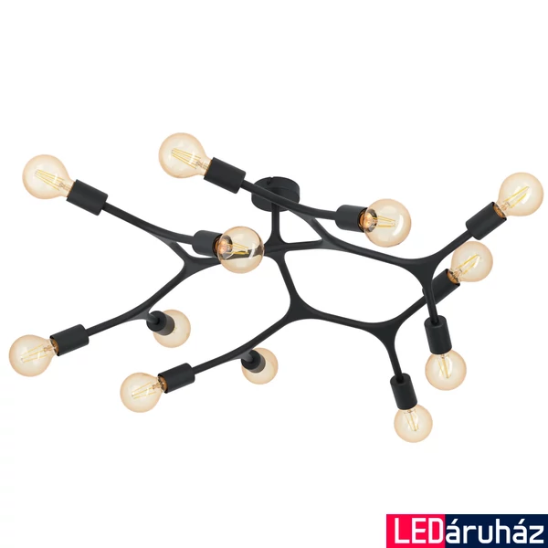 Eglo 98319 Bocadella 1 mennyezeti lámpa, fekete, E27 foglalattal, max. 12x60W, IP20