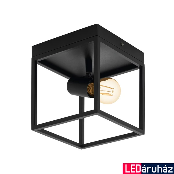 Eglo 98331 Silentina mennyezeti lámpa, fekete, E27 foglalattal, max. 1x40W, IP20