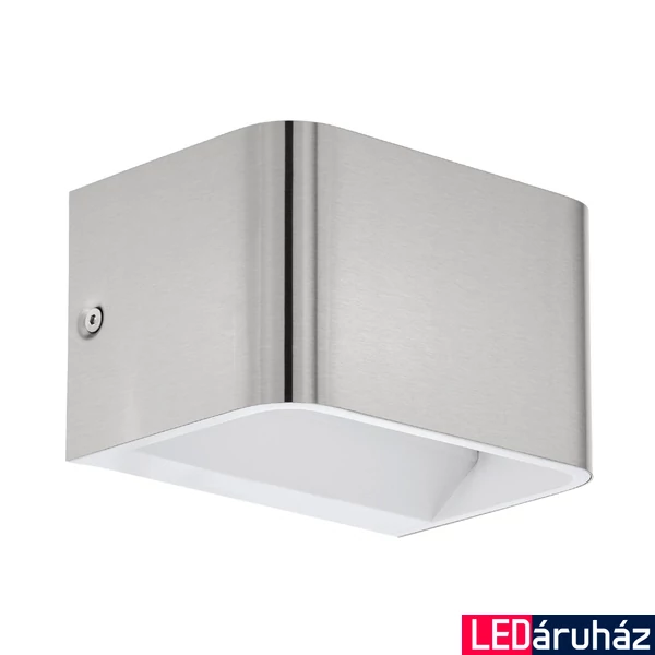 Eglo 98424 Sania 4 fali lámpa, nikkel, 670 lm, 3000K melegfehér, beépített LED, 6W, IP20