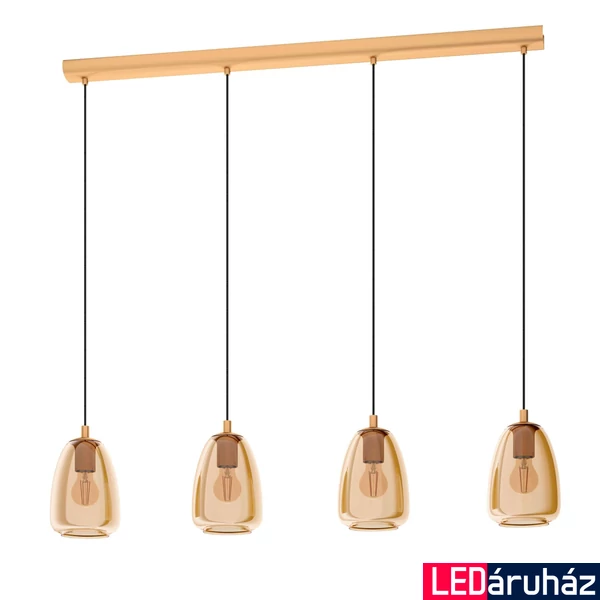 Eglo 98649 Alobrase több ágú függeszték, sárga, E27 foglalattal, max. 4x40W, IP20