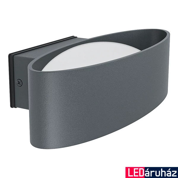 Eglo 98711 Chinoa kültéri fali lámpa, antracit, 1300 lm, 3000K melegfehér, beépített LED, 10W, IP54