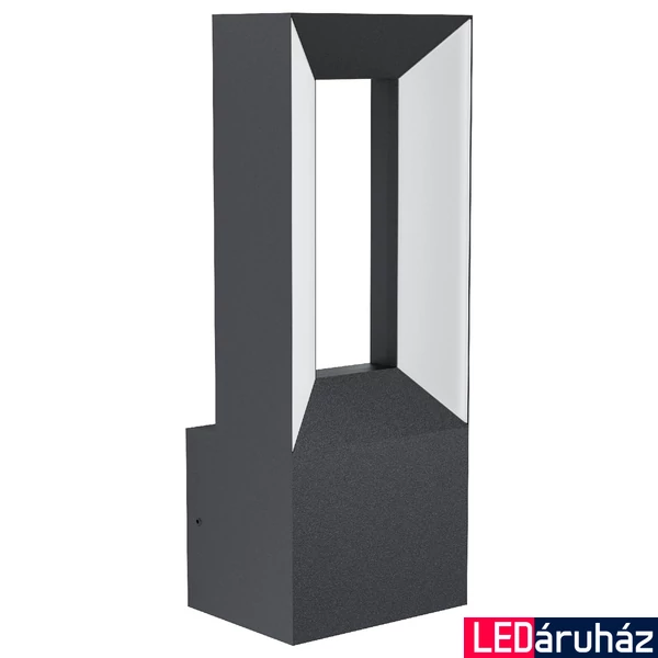 Eglo 98725 Riforano kültéri fali lámpa, fekete, 1100 lm, 3000K melegfehér, beépített LED, 2x5W, IP44