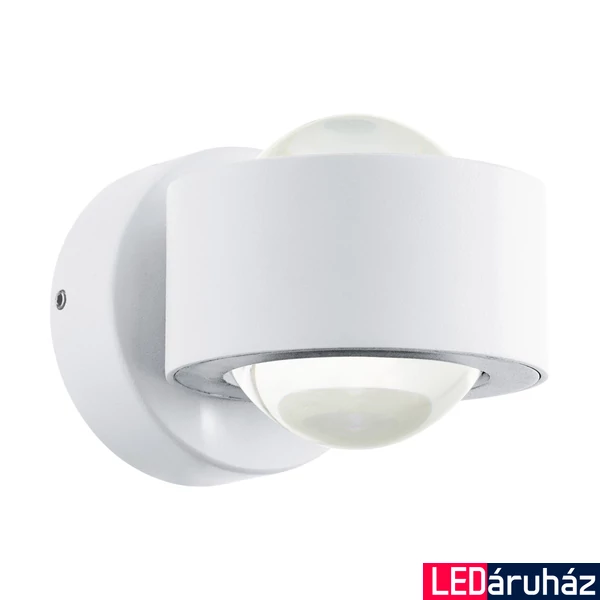 Eglo 98747 Treviolo kültéri fali lámpa, fehér, 460 lm, 3000K melegfehér, beépített LED, 2x2W, IP44