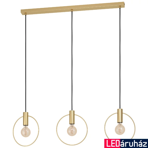 Eglo 98835 Manizales több ágú függeszték, réz, E27 foglalattal, max. 3x40W, IP20