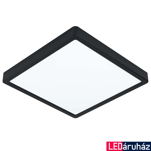 Eglo 98854 Fueva-Z LED panel, falon kívüli, 21cm átmérő, fekete, kör, 2500 lm, 2700K-6500K szabályozható, beépített LED, 19,5W, IP44, 285x285 mm