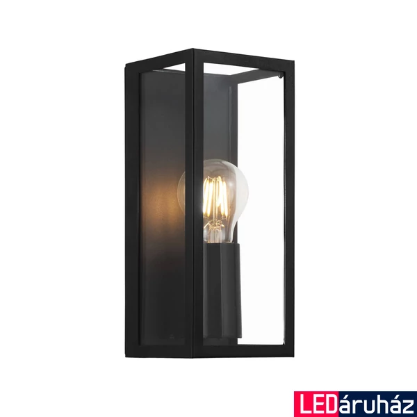 Eglo 99123 Amezola fürdőszobai fali/mennyezeti lámpa, fekete, E27 foglalattal, max. 1x60W, IP44