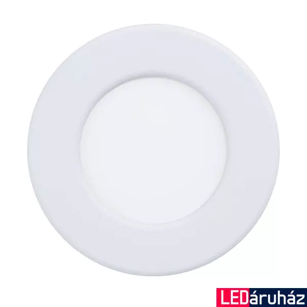 Eglo 99147 Fueva 5 LED panel, fehér, kör, 330 lm, 4000K természetes fehér, beépített LED, 2,7W, IP20, 86mm átmérő