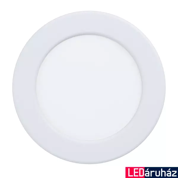 Eglo 99148 Fueva 5 LED panel, fehér, kör, 700 lm, 4000K természetes fehér, beépített LED, 5,5W, IP20, 117mm átmérő