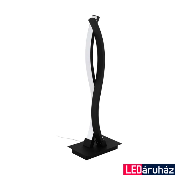 Eglo 99318 Lasana 3 asztali lámpa, fekete, 1100 lm, 3000K melegfehér, beépített LED, 10W, IP20