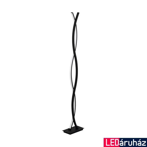 Eglo 99319 Lasana 3 állólámpa, fekete, 3400 lm, 3000K melegfehér, beépített LED, 32W, IP20