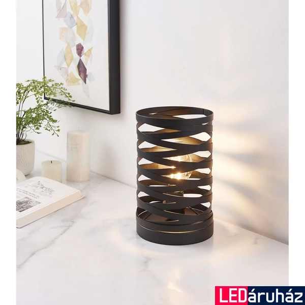 Eglo 99506 Cremella asztali lámpa, fekete, E27 foglalattal, max. 1x40W, IP20