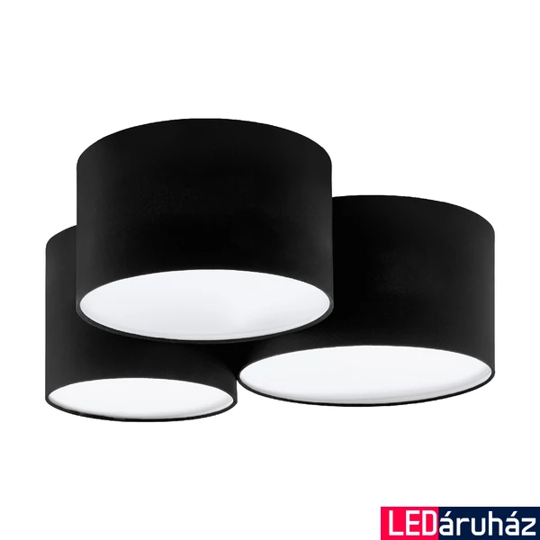 Eglo 99508 Pastore 2 mennyezeti lámpa, fekete, E27 foglalattal, max. 3x60W, IP20
