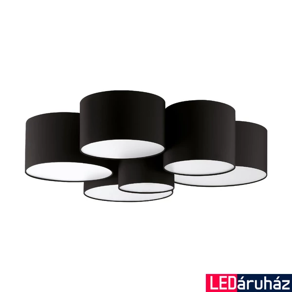 Eglo 99509 Pastore 2 mennyezeti lámpa, fekete, E27 foglalattal, max. 6x40W, IP20